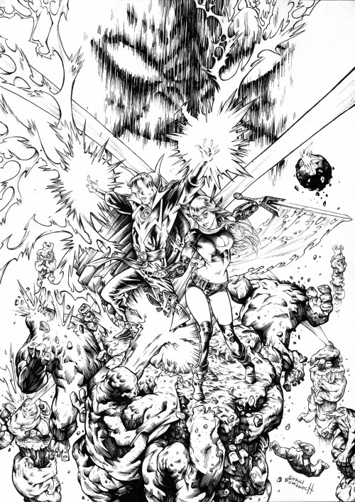 Dr Strange and Magik Ink