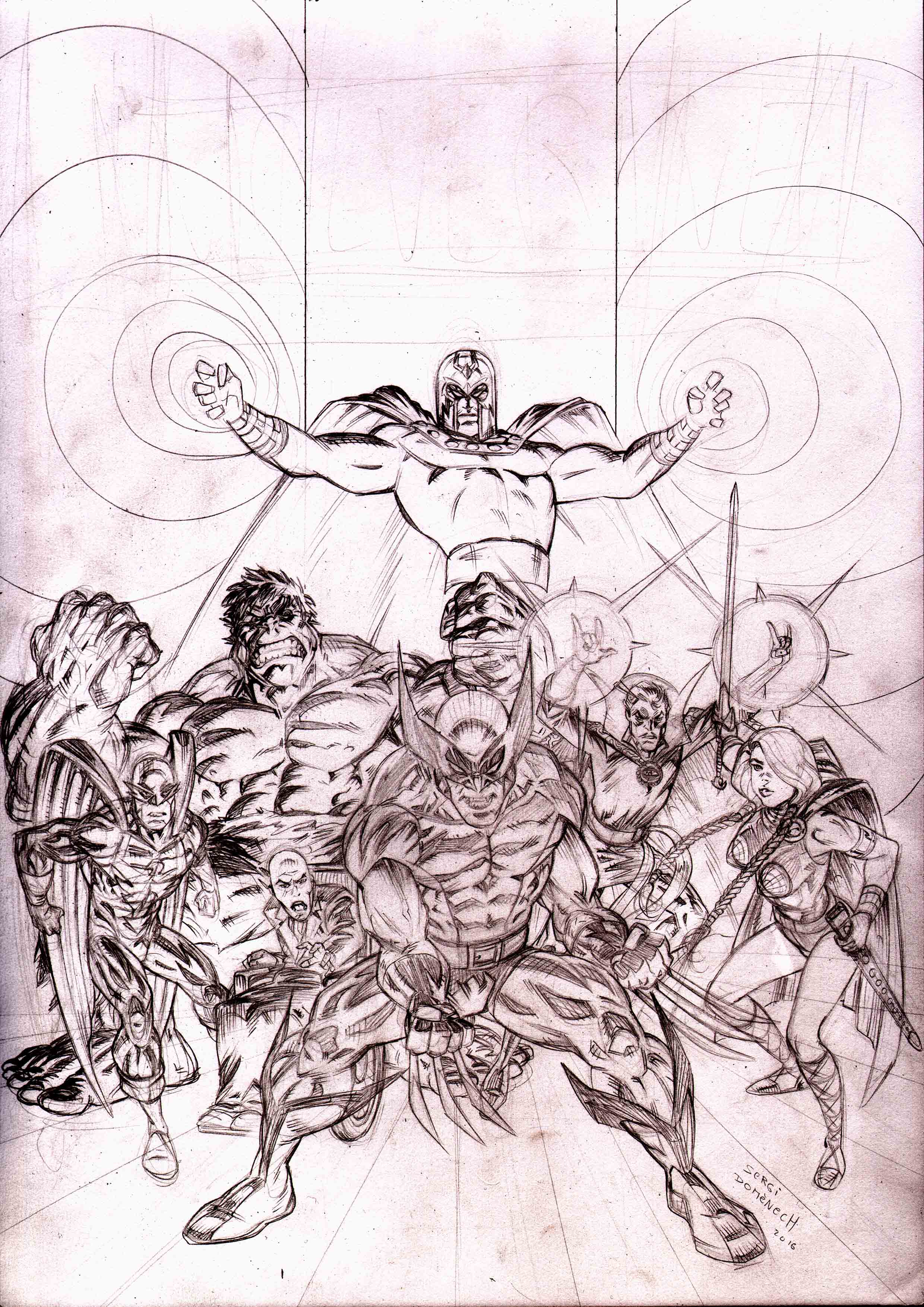 Cover Wolverine Sketch